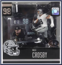 Maxx Crosby (Las Vegas Raiders) (Platinum) from McFarlane's Sports Picks - NFL - Legacy Series manufactured by McFarlane [Front]