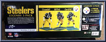 Pittsburgh Steelers Legends (Joe Greene / Jerome Bettis / Jack Lambert) from McFarlane's Sports Picks - NFL - 3-Packs manufactured by McFarlane [Back]