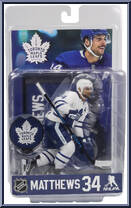 Auston Matthews (Maple Leafs) (Platinum) from McFarlane's Sports Picks - NHL - 2023 Series manufactured by McFarlane [Front]