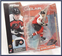 John Leclair from McFarlane's Sports Picks - NHL - Series  1 manufactured by McFarlane [Front]