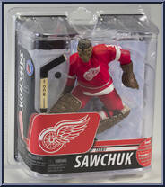Terry Sawchuk (Red Uniform) from McFarlane's Sports Picks - NHL - Series 29 manufactured by McFarlane [Front]