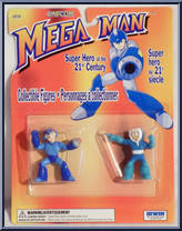 Mega Man & Iceman from MegaMan - 2" Figures manufactured by Bandai [Front]