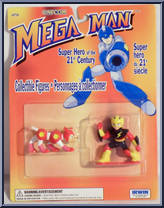 Eleckman & Rush from MegaMan - 2" Figures manufactured by Bandai [Front]