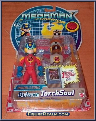 TorchSoul - MegaMan NT Warrior - Doublesoul Deluxe - Mattel Action
