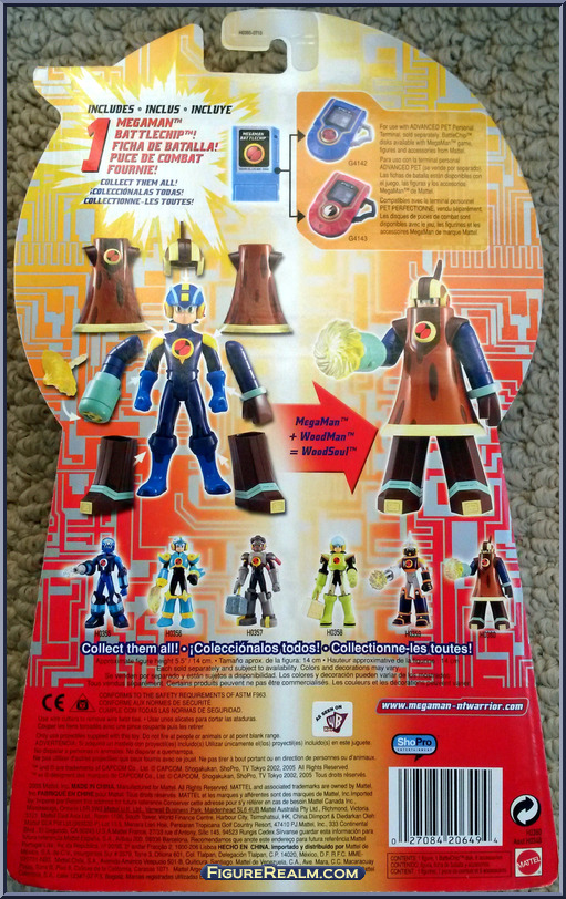 WoodSoul - MegaMan NT Warrior - Doublesoul Deluxe - Mattel Action