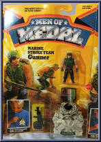 Gunner from Men of Medal - Marine Strike Team manufactured by Mattel [Front]