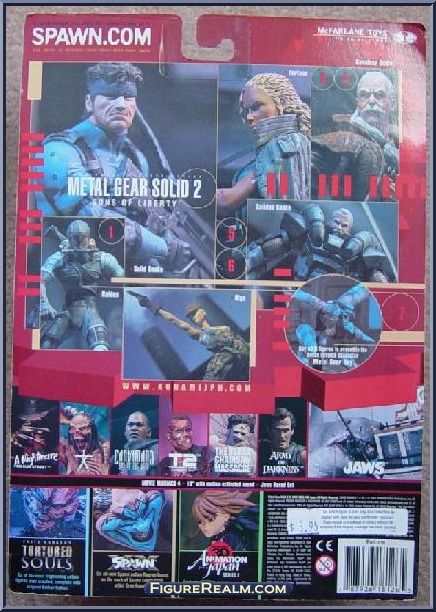 Metal Gear Solid 2 - McFarlane Toys 2001 - Complete series of 6  action-figures