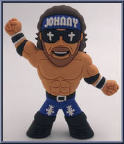 Johnny Gimmick Name from Micro Brawlers - Basic Series manufactured by ProWrestlingTees [Loose]