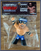 Johnny Gimmick Name from Micro Brawlers - Basic Series manufactured by ProWrestlingTees [Front]