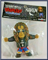 Raven from Micro Brawlers - Basic Series manufactured by ProWrestlingTees [Front]