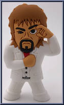 Tetsuay Nato (White Suit) from Micro Brawlers - Basic Series manufactured by ProWrestlingTees [Loose]