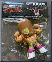 Warrior from Micro Brawlers - Basic Series manufactured by ProWrestlingTees [Back]