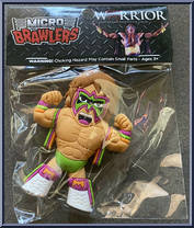 Warrior from Micro Brawlers - Basic Series manufactured by ProWrestlingTees [Front]