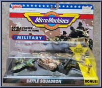 Battle Squadron Collection from Micro Machines - Military - Bonus Military Troops manufactured by Galoob [Front]