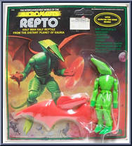 Repto from Micronauts - Series 4 manufactured by Mego [Front]