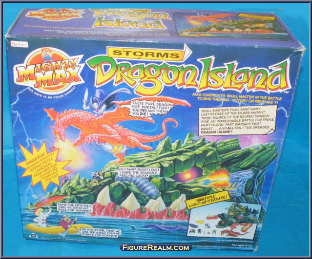 Storms Dragon Island Mighty Max Playsets Blue Bird Action Figure