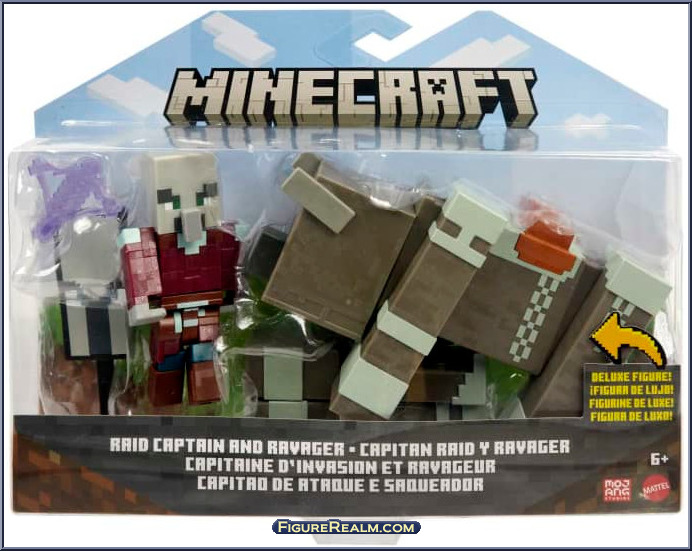 Mattel Minecraft Legends Nether Invasion Pack, 4 Action Figure Con Attacchi, Piglin Runt E Pigmadillo, Giocattoli Da 8 Cm