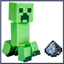 Creeper from Minecraft - Caves & Cliffs manufactured by Mattel [Loose]