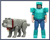 Man's Best Wolf from Minecraft - Movie - Basic Series manufactured by Mattel [Loose]