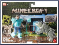 Man's Best Wolf from Minecraft - Movie - Basic Series manufactured by Mattel [Front]