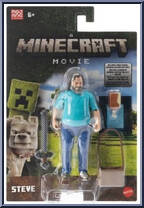 Steve from Minecraft - Movie - Basic Series manufactured by Mattel [Front]