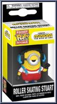 Roller Skating Stuart from Minions - Pop! Keychains manufactured by Funko [Front]