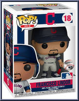 Francisco Lindor (Indians / Gray) from MLB - Pop! Vinyl Figures manufactured by Funko [Front]