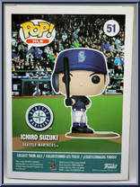 Ichiro Suzuki (Mariners / Blue) from MLB - Pop! Vinyl Figures manufactured by Funko [Back]