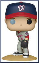 Max Scherzer (Nationals / Gray) from MLB - Pop! Vinyl Figures manufactured by Funko [Loose]