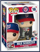 Max Scherzer (Nationals / Gray) from MLB - Pop! Vinyl Figures manufactured by Funko [Front]