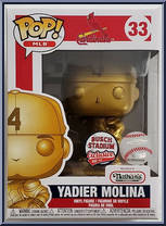 Yadier Molina (Cardinals / Gold) from MLB - Pop! Vinyl Figures manufactured by Funko [Front]