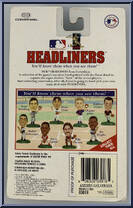 Andres Galarraga from MLB Headliners - 1996 Season manufactured by Corinthian [Back]