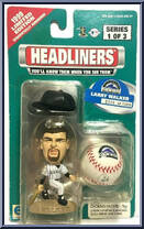 Larry Walker from MLB Headliners - 1999 Season manufactured by Corinthian [Front]