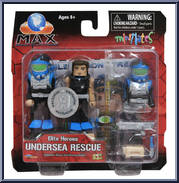 Undersea Rescue from Mobile Action Extreme - Minimates - Elite Heroes - Wave 2 manufactured by Diamond Select [Front]