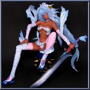 Oni-Musume: She Devil (Vol 3) (White Repaint) from Mon-Sieur Bome - Basic Series manufactured by Kaiyodo [Loose]