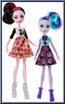 Draculaura & Twyla from Monster High - School Spirit manufactured by Mattel [Loose]