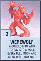Werewolf from Monster in My Pocket - Series 1 manufactured by Matchbox [Loose]