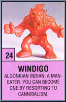 Windigo from Monster in My Pocket - Series 1 manufactured by Matchbox [Loose]