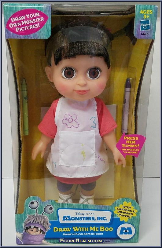 Draw with Me Boo - Monsters, Inc - Plush - Hasbro Action Figure