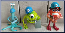 Mike Wazowski, Frungus & Ray from Monsters, Inc - Basic Series manufactured by Hasbro [Loose]