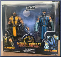 Sub-Zero & Scorpion from Mortal Kombat - 2-Packs manufactured by Jazwares [Front]