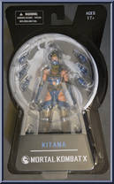 Kitana from Mortal Kombat X - Series 2 manufactured by Mezco [Front]