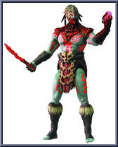 Kotal Kahn (Blood God) from Mortal Kombat X - Series 2 manufactured by Mezco [Loose]