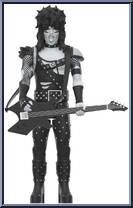 Nikki Sixx (Shout At The Devil) (Black & White) Action Figure