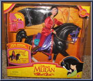 Real Riding (Mulan and Khan) Action Figure