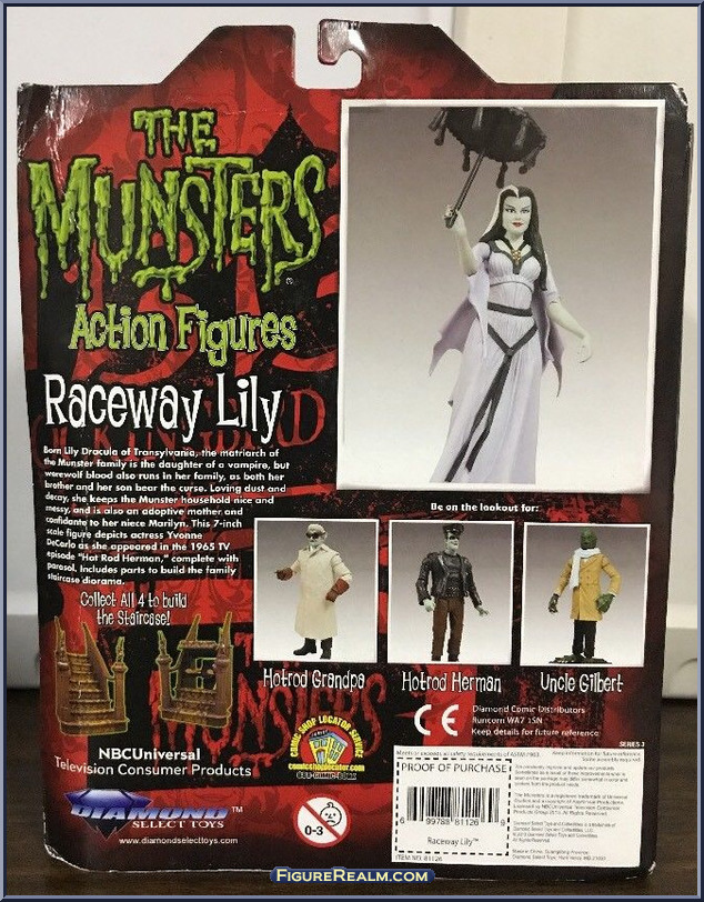 Misfit Robot Daydream: Sundry Monday! Uncle Gilbert from Diamond Select's The Munsters, Plus the Collect and Connect Staircase
