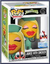 Janice with Chicken from Muppets - Pop! Vinyl Figures manufactured by Funko [Front]