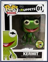 Kermit (Metallic) from Muppets - Pop! Vinyl Figures manufactured by Funko [Front]