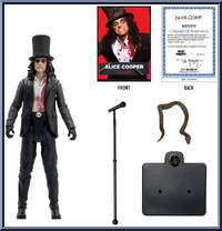 Alice Cooper from Music Maniacs - Metal manufactured by McFarlane Toys [Loose]