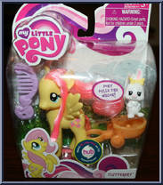 Fluttershy (White Bunny) from My Little Pony: Friendship is Magic - Playful Ponies manufactured by Hasbro [Front]